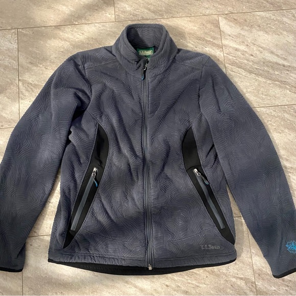 L.L. Bean Jackets & Blazers - LL Bean Pile Fleece Plush Zip Up Jacket Sz Medium